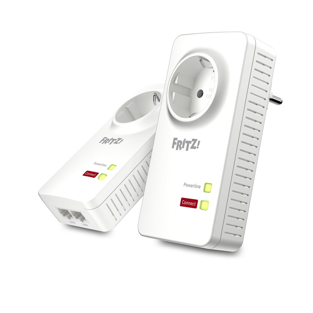 AVM FRITZ!Powerline 1220E Set – 1.200 MBit/s, 2x Gigabit-LAN
